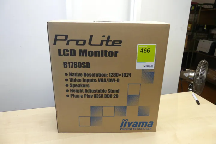 iiyama ProLite LCD Monitor, 17 Zoll Modell: B1780SD